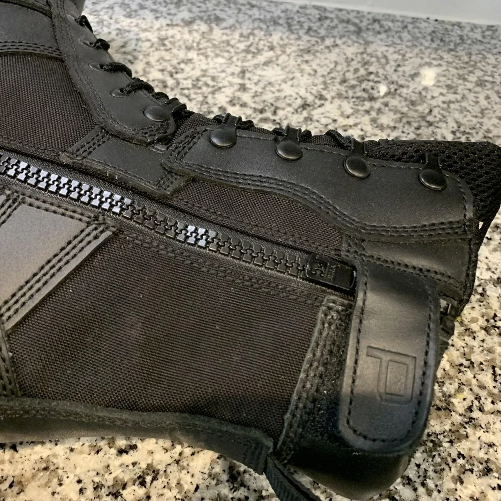 Propper Boots Mens Size 13M Black Waterproof Combat Tactical Side Zip F4529